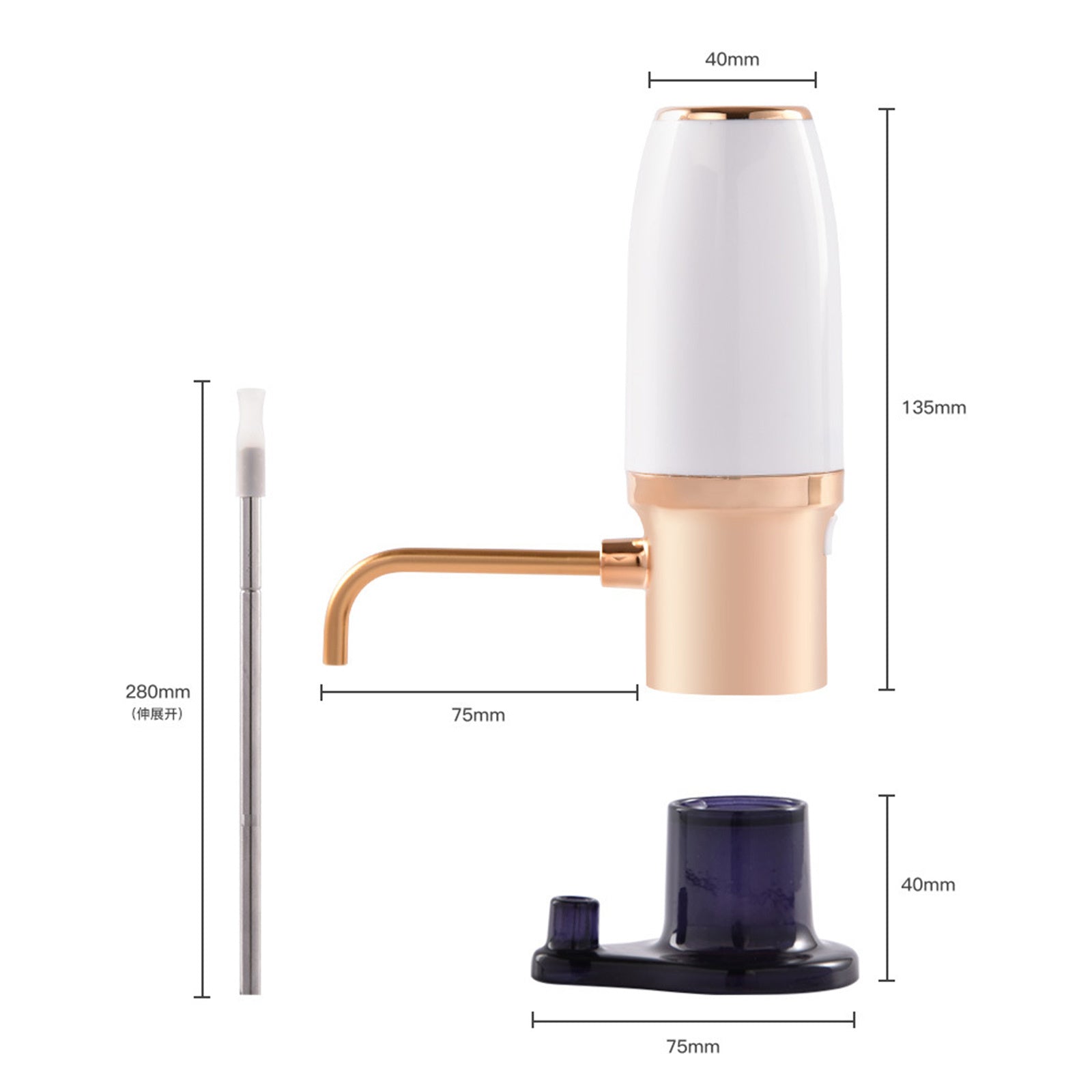Electric Wine Decanter Fast And Intelligent - Bellarte Enchanté Electric Wine Decanter Fast And Intelligent